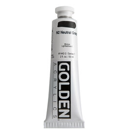 Golden Heavy Body Acrylic Paint (2oz) N2 Neutral Gray