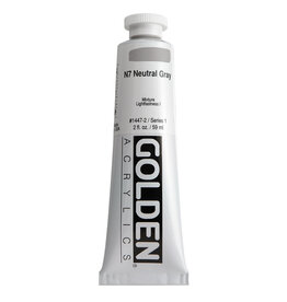 Golden Heavy Body Acrylic Paint (2oz) N7 Neutral Gray