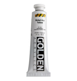 Golden Heavy Body Acrylic Paint (2oz) Nickel Azo Yellow