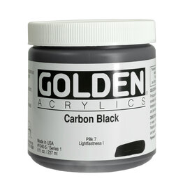 Golden Heavy Body Acrylic Paint (8oz) Carbon Black