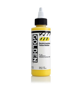 Golden High Flow Acrylic Paint (4oz) Benzimidazolone Yellow Medium
