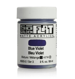 Golden SoFlat Matte Acrylics (2oz) Blue Violet