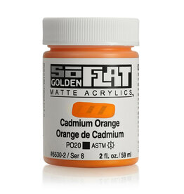 Golden SoFlat Matte Acrylics (2oz) Cadmium Orange