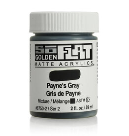 Golden SoFlat Matte Acrylics (2oz) Payne's Gray