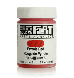 Golden SoFlat Matte Acrylics (2oz) Pyrrole Red