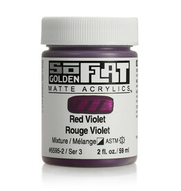 Golden SoFlat Matte Acrylics (2oz) Red Violet