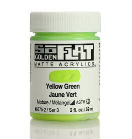 Golden SoFlat Matte Acrylics (2oz) Yellow Green