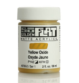 Golden SoFlat Matte Acrylics (2oz) Yellow Oxide