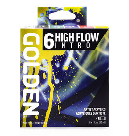 Golden High Flow Acrylic  6-Color Intro Set