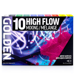 Golden High Flow Acrylic  10-Color Mixing Set