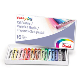 Pentel Arts Oil Pastel Set 16 Colors