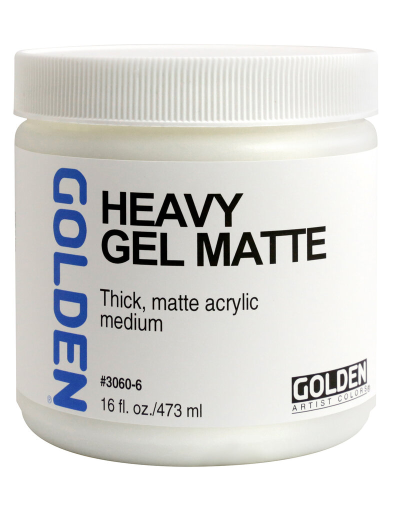 Golden Acrylic Gel Medium Heavy (Matte) 16oz