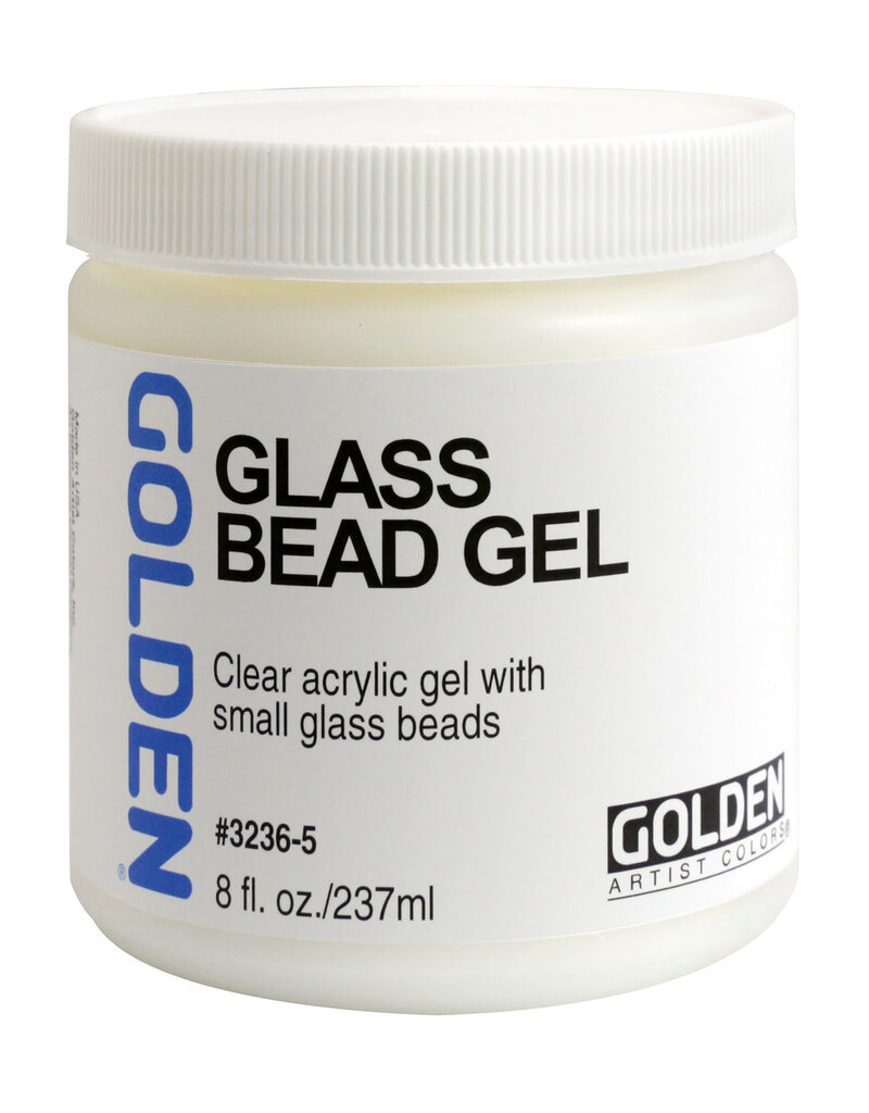 Golden Acrylic Gel Medium Glass Bead 8oz