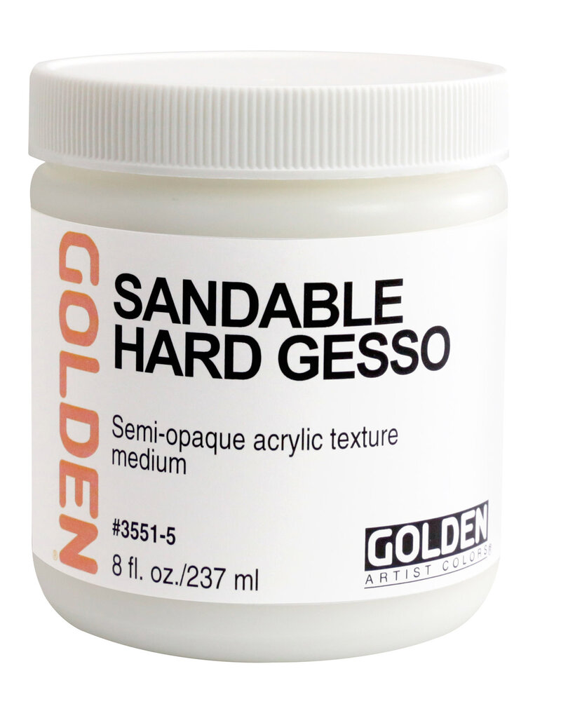 Golden Sandable Hard Gesso 8oz