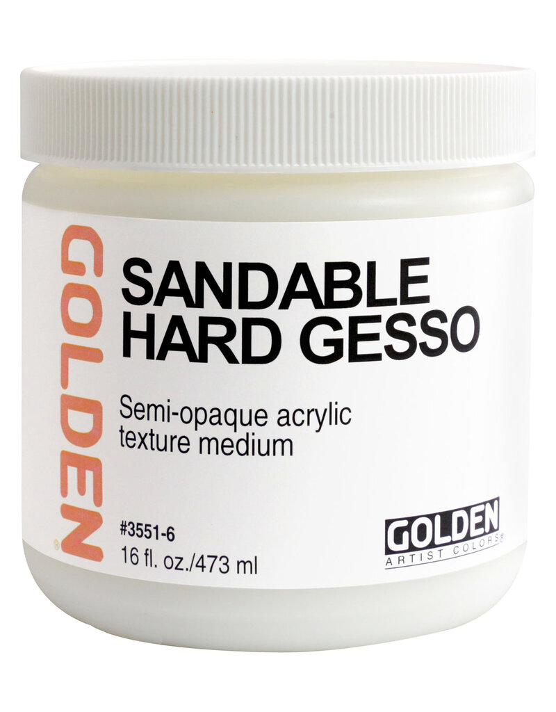 Golden Sandable Hard Gesso 16oz