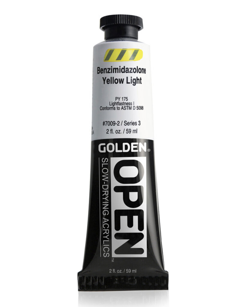 Golden OPEN Acrylic Paints (2oz) Benzimidazolone Yellow Light