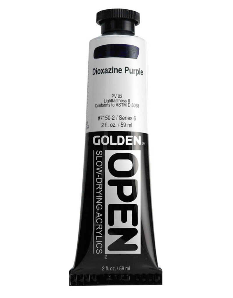 Golden OPEN Acrylic Paints (2oz) Dioxazine Purple