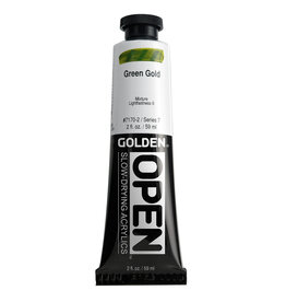 Golden OPEN Acrylic Paints (2oz) Green Gold