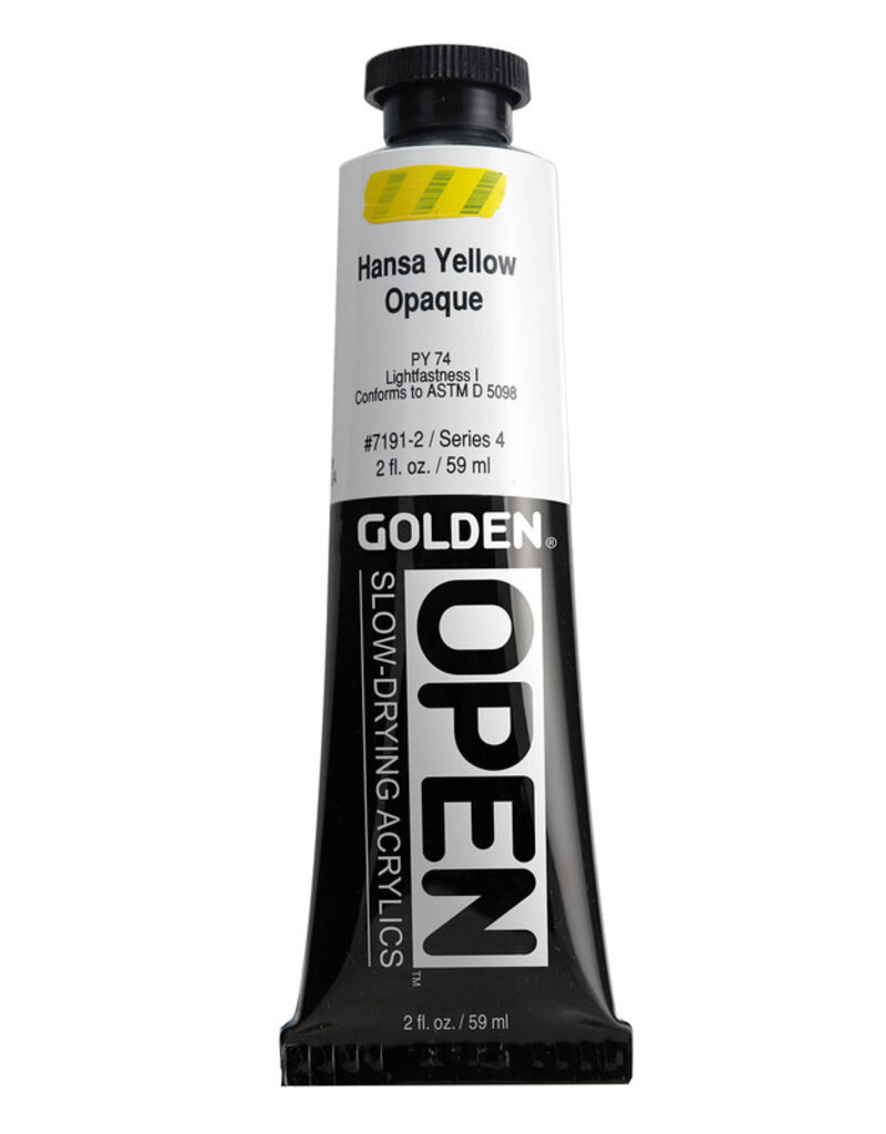 Golden OPEN Acrylic Paints (2oz) Hansa Yellow Opaque
