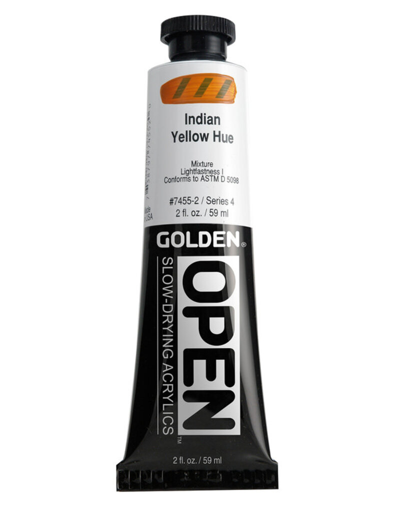 Golden OPEN Acrylic Paints (2oz) Indian Yellow Hue