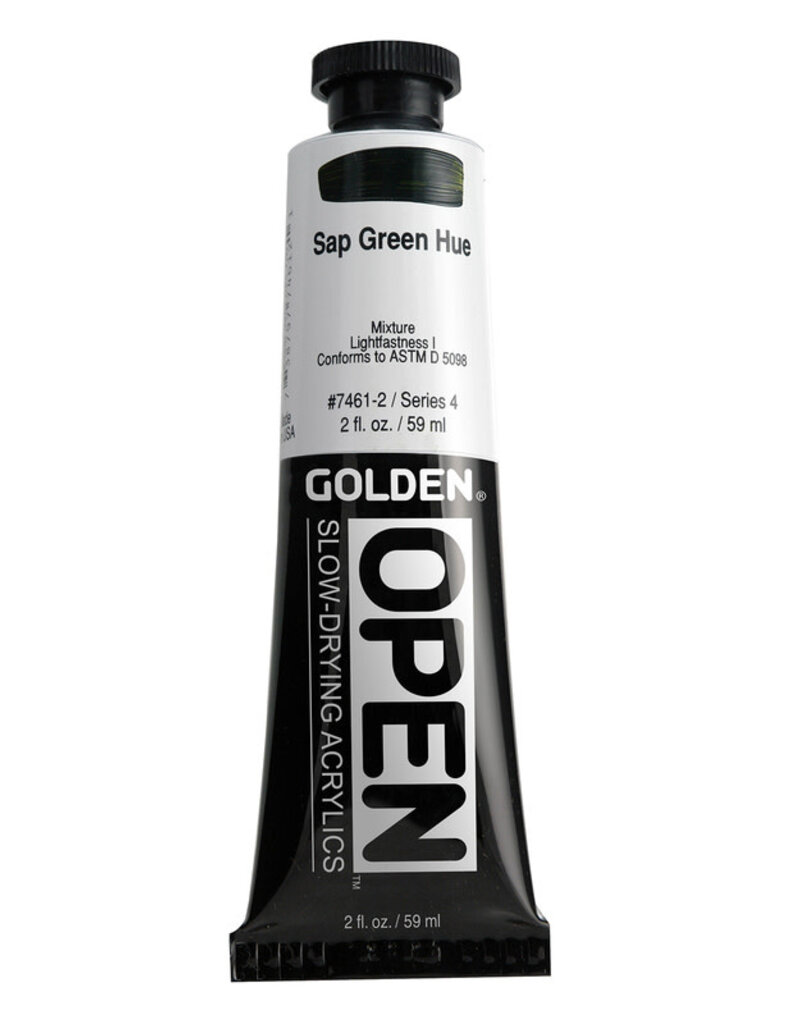 Golden OPEN Acrylic Paints (2oz)  Sap Green Hue