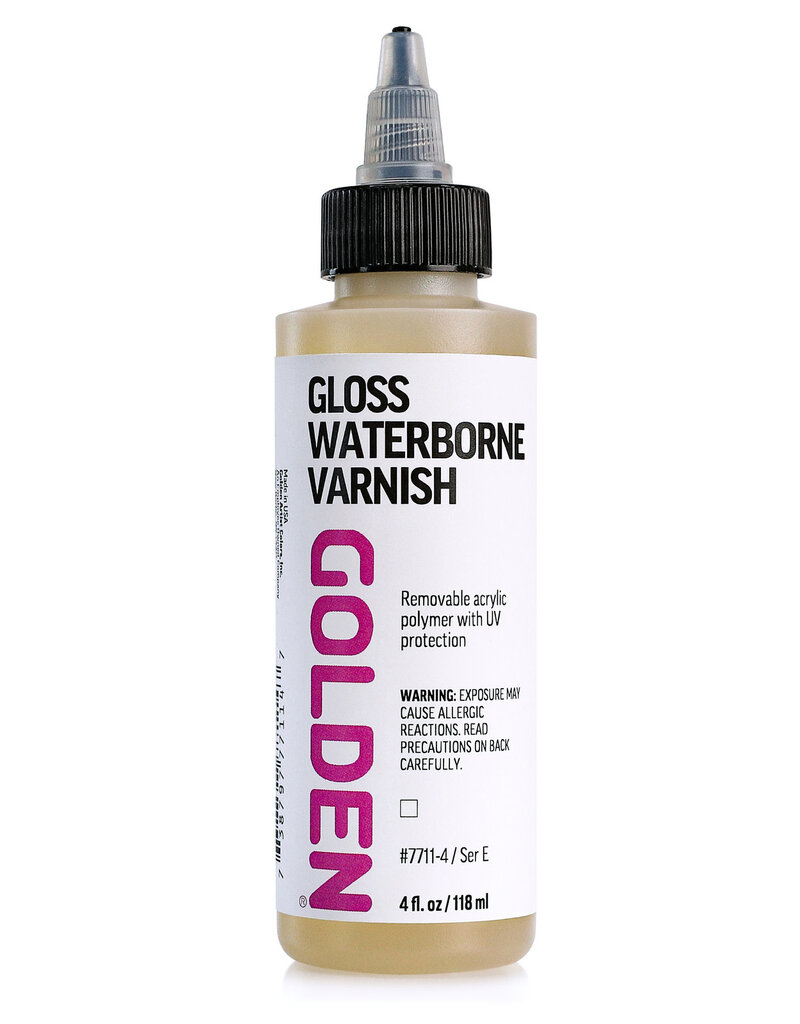 Golden Waterborne Varnish Gloss UVLS 4oz