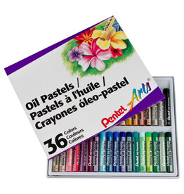 Pentel Arts Oil Pastel Set 36 Colors