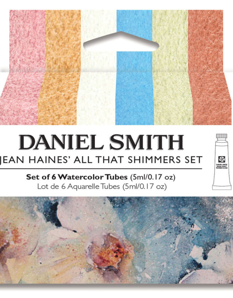 Daniel Smith Extra-Fine Watercolor Jean Haines Shimmer Set, 5ml, 6-Colors