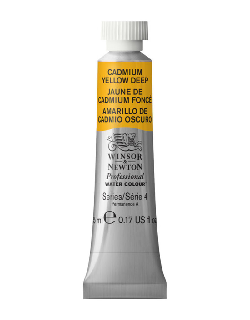 Winsor & Newton Professional Watercolour Paints (5ml) Cadmium Yellow Deep