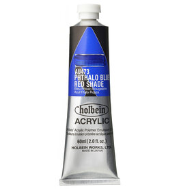 Holbein Heavy Body Artist Acrylics (60ml) Phthalo Blue (Red Shade)