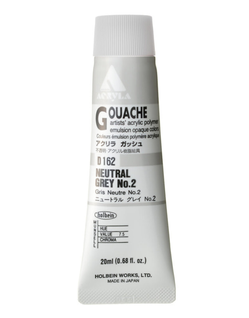Acryla Gouache (20ml) Neutral Grey 2