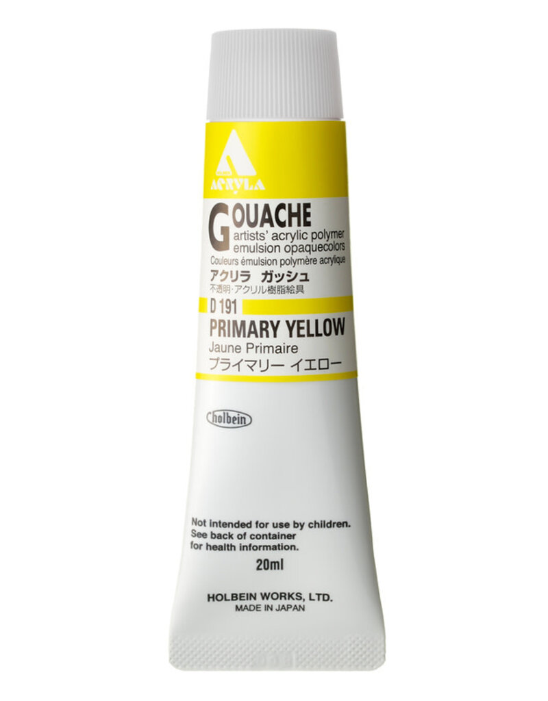 Acryla Gouache (20ml) Primary Yellow