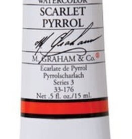 M. Graham Watercolor 15ml Scarlet Pyrrol