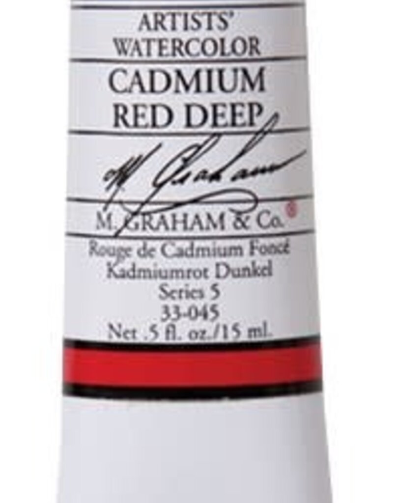 M. Graham Watercolor 15ml Cadmium Red Deep