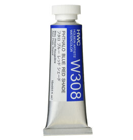 Holbein Artists' Watercolors (15ml) Phthalo Blue (Red Shade)