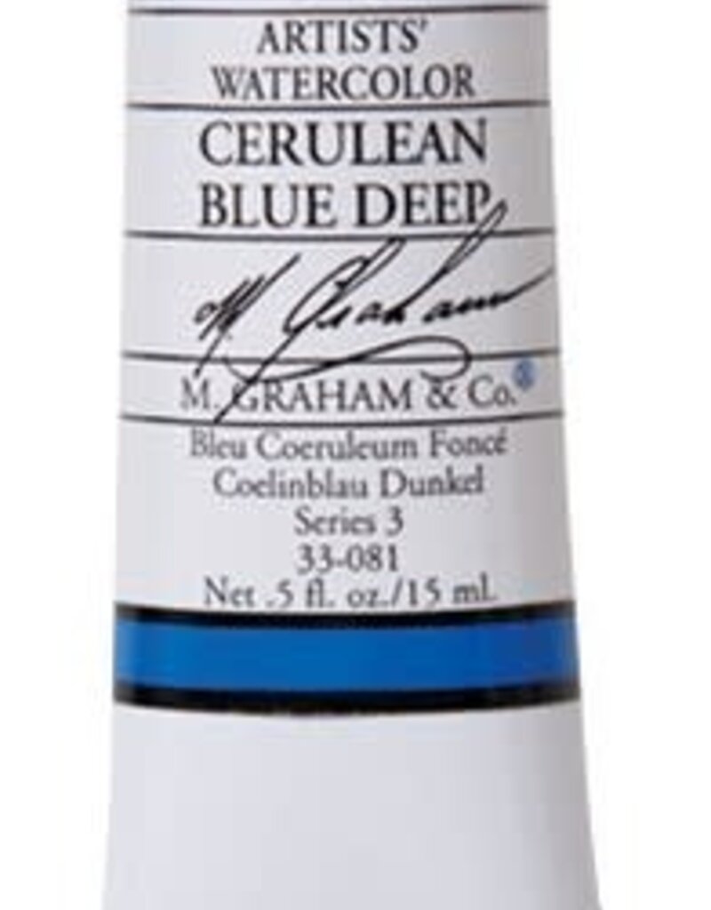 M. Graham Watercolor 15ml Cerulean Blue Deep