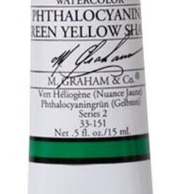 M. Graham Watercolor 15ml Phthalocyanine Green Yellow