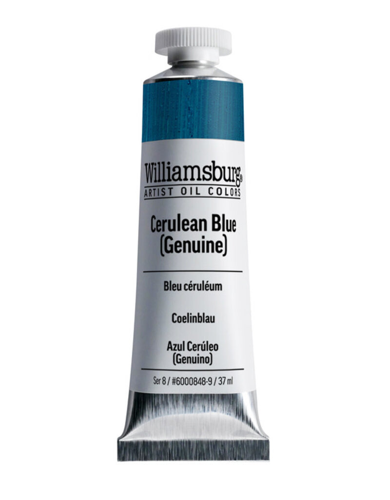 Williamsburg Handmade Oil Paints (37ml) Cerulean Blue