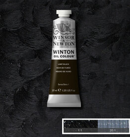 Winsor & Newton Winton Oil Colours (37ml) Lamp Black
