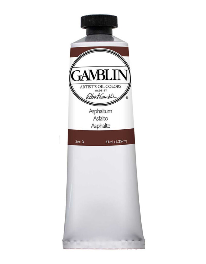 Gamblin Artist's Oil Colors (37ml) Asphaltum