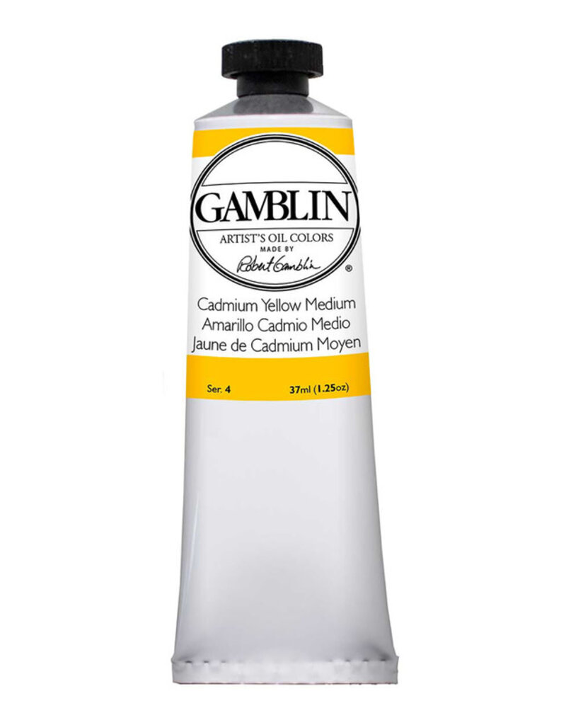 Gamblin Artist's Oil Colors (37ml) Cadmium Yellow Medium