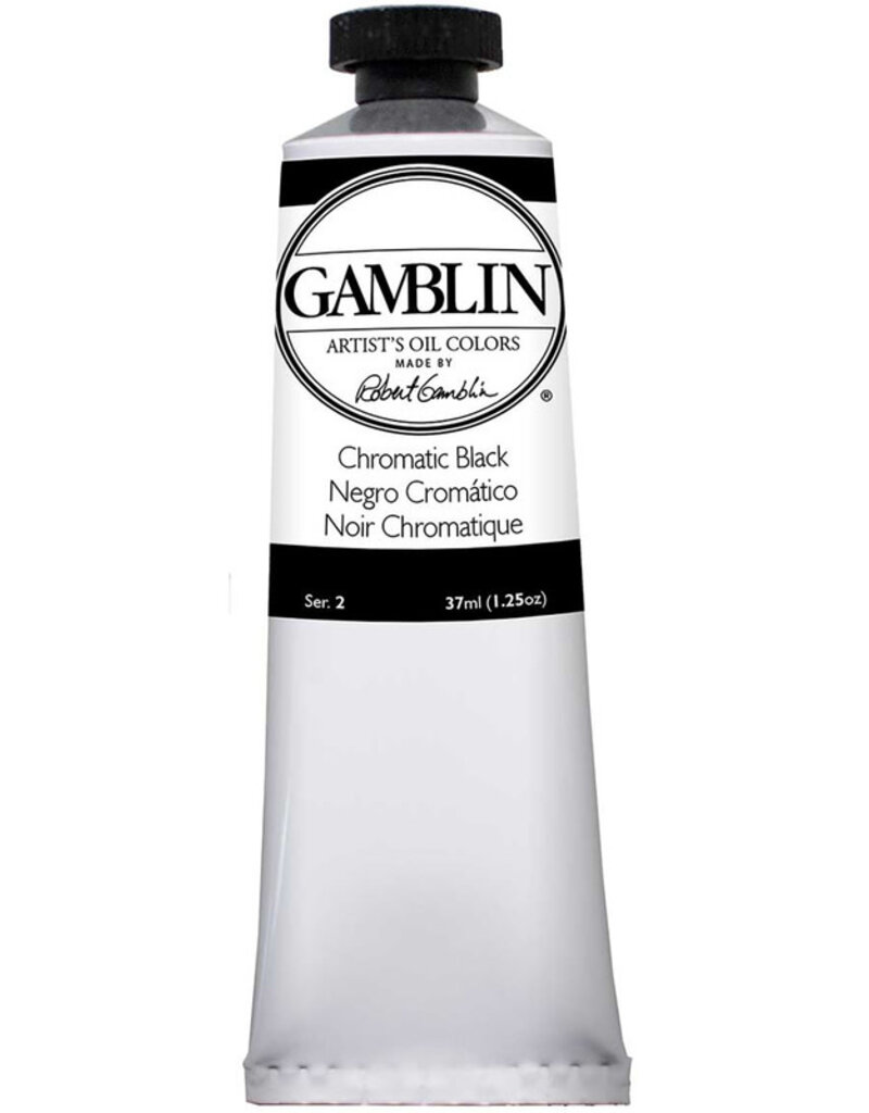 Gamblin Artist's Oil Colors (37ml) Chromatic Black
