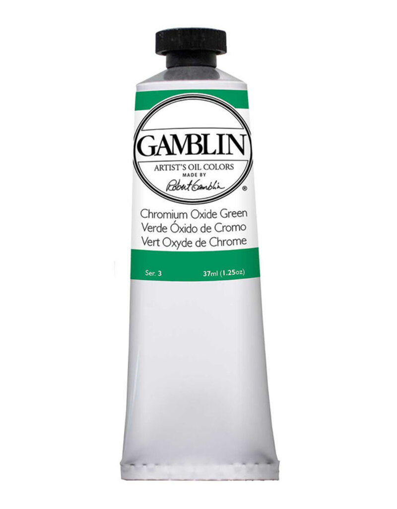 Gamblin Artist's Oil Colors (37ml) Chromium Oxide Green