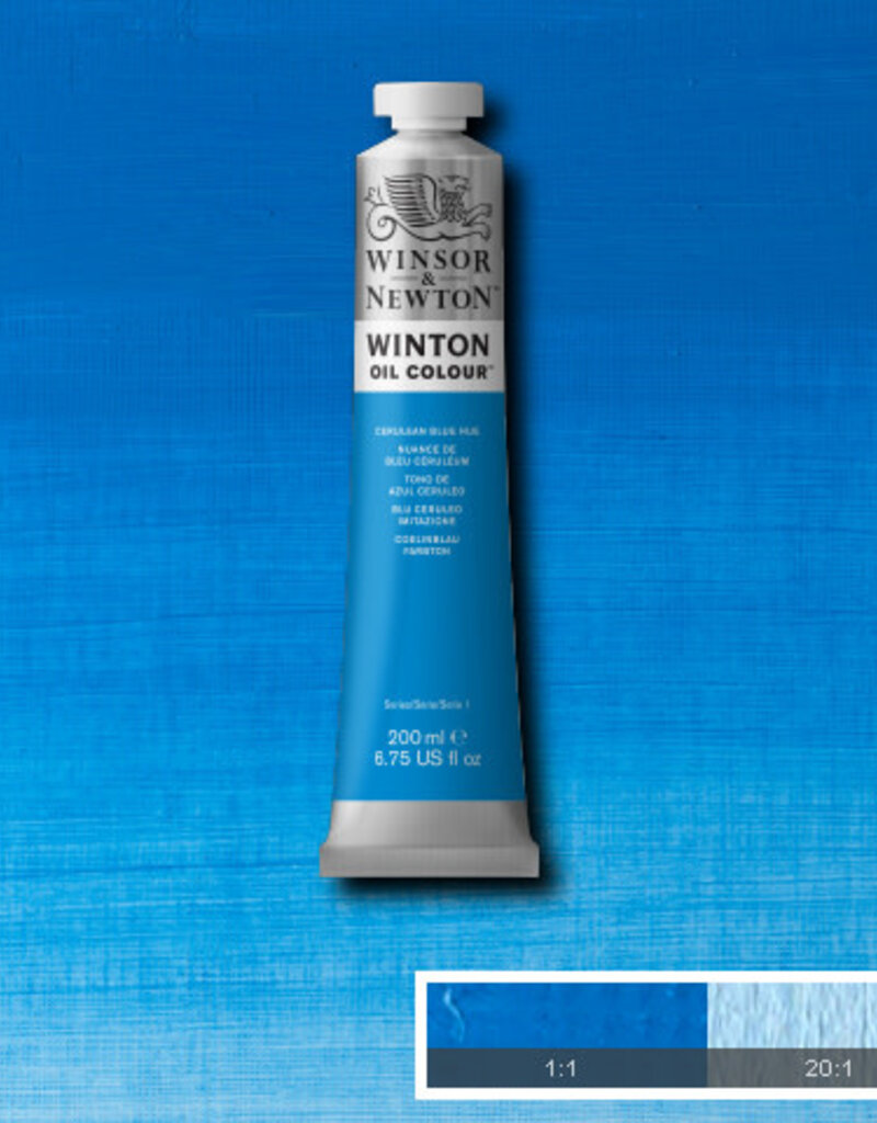 Winsor & Newton Winton Oil Colours (200ml) Cerulean Blue Hue