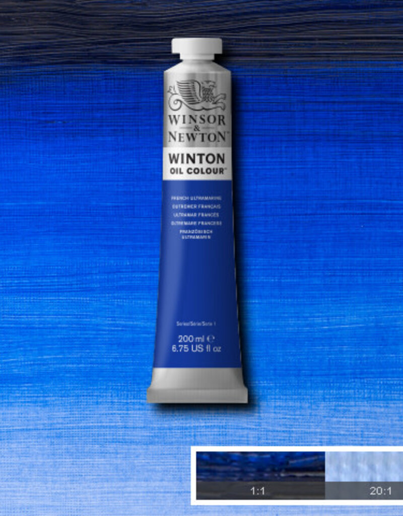 Winsor & Newton Winton Oil Colours (200ml) French Ultramarine Blue