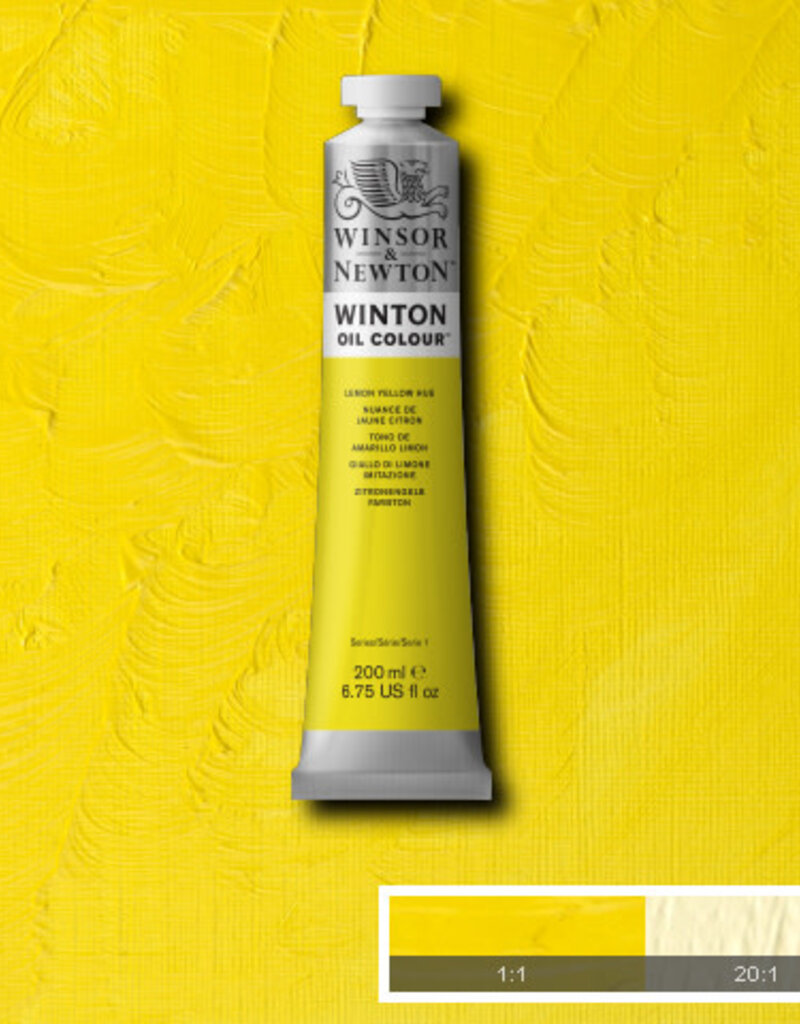 Winsor & Newton Winton Oil Colours (200ml) Lemon Yellow Hue