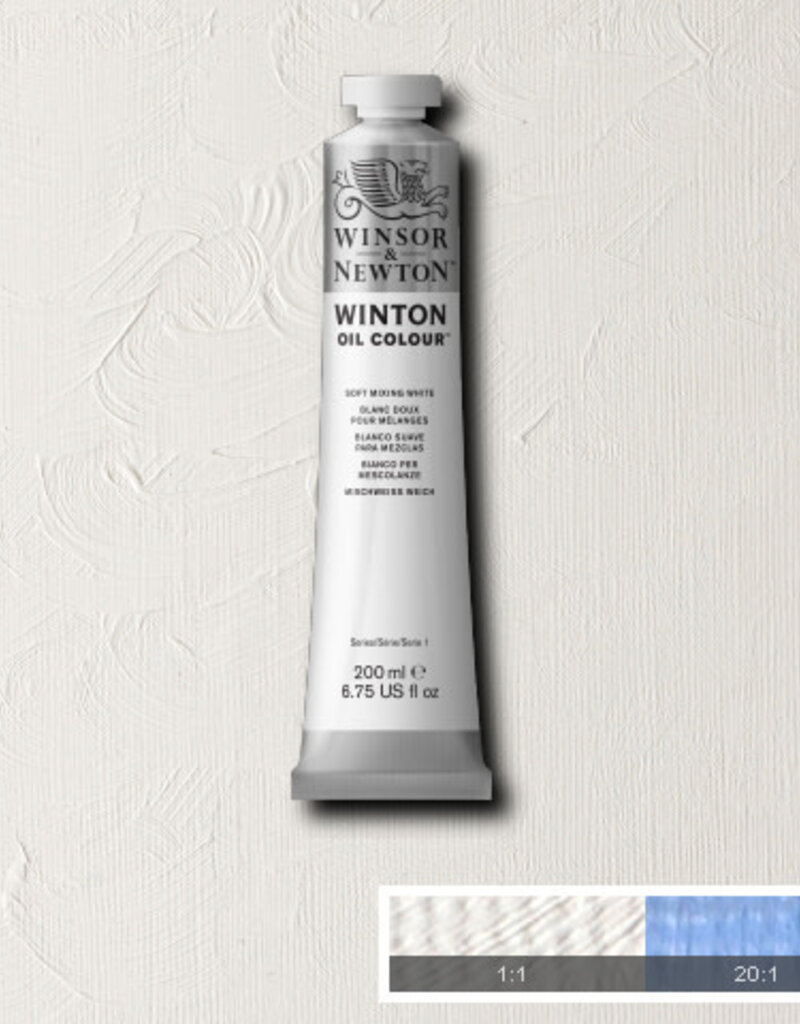 Winsor & Newton Winton Oil Colours (200ml) Soft Mixing White
