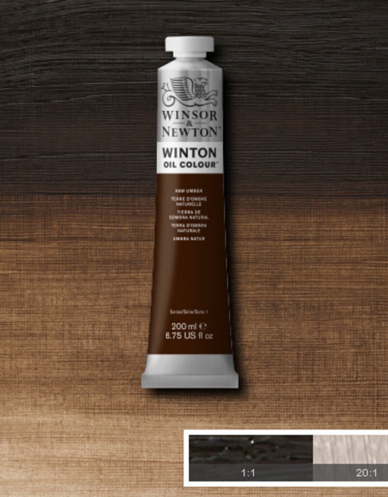 Winsor & Newton Winton Oil Colours (200ml) Raw Umber