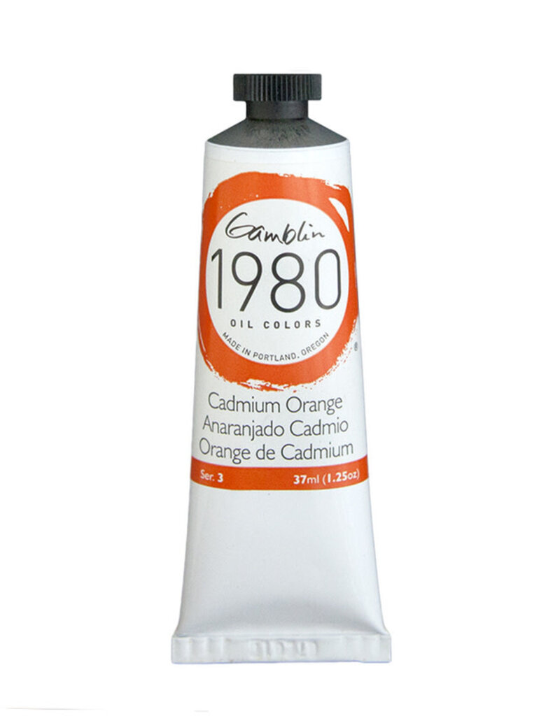 Gamblin 1980 Oil Colors (37ml) Cadmium Orange