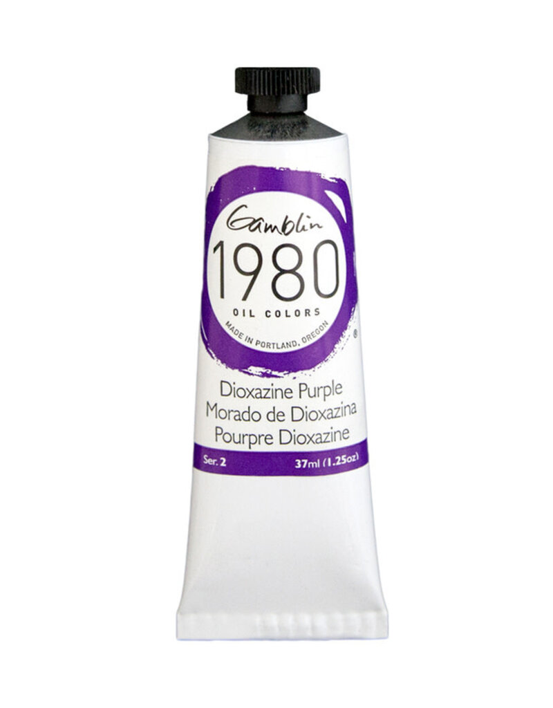 Gamblin 1980 Oil Colors (37ml) Dioxazine Purple